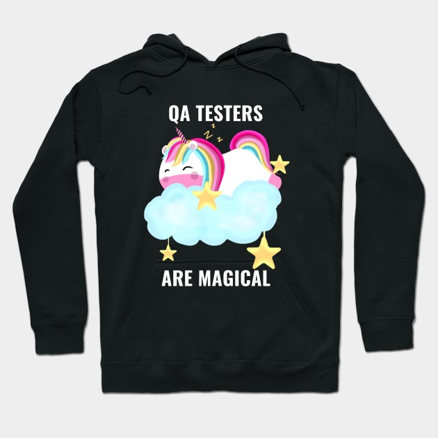 qa tester Hoodie by Saishaadesigns